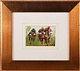 THREE HORSE RACE by Desmond Murrie at Ross's Online Art Auctions