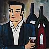 A FINE WINE by Irish School at Ross's Online Art Auctions