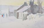 WINTER COTTAGES by Tom Carr HRHA HRUA at Ross's Online Art Auctions