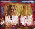 THATCHED COTTAGE DONEGAL by John Stewart at Ross's Online Art Auctions