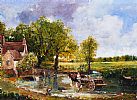 THE HAYWAIN AFTER JOHN CONSTABLE by Sean Lorinyenko at Ross's Online Art Auctions