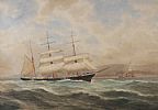 SAILING ON BELFAST LOUGH by Joseph William Carey RUA at Ross's Online Art Auctions