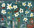 FLORAL MEADOW by Jayne Taylor at Ross's Online Art Auctions