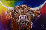 HIGHLAND COW by Eileen McKeown at Ross's Online Art Auctions