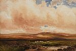 NEAR WIDECOME, DARTMOOR by Wycliffe Egginton RI RCA at Ross's Online Art Auctions