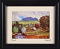 SLEMISH MOUNTAIN, COUNTY ANTRIM by David Overend at Ross's Online Art Auctions