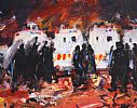 BELFAST RIOTS 1 by Bob Hargy at Ross's Online Art Auctions