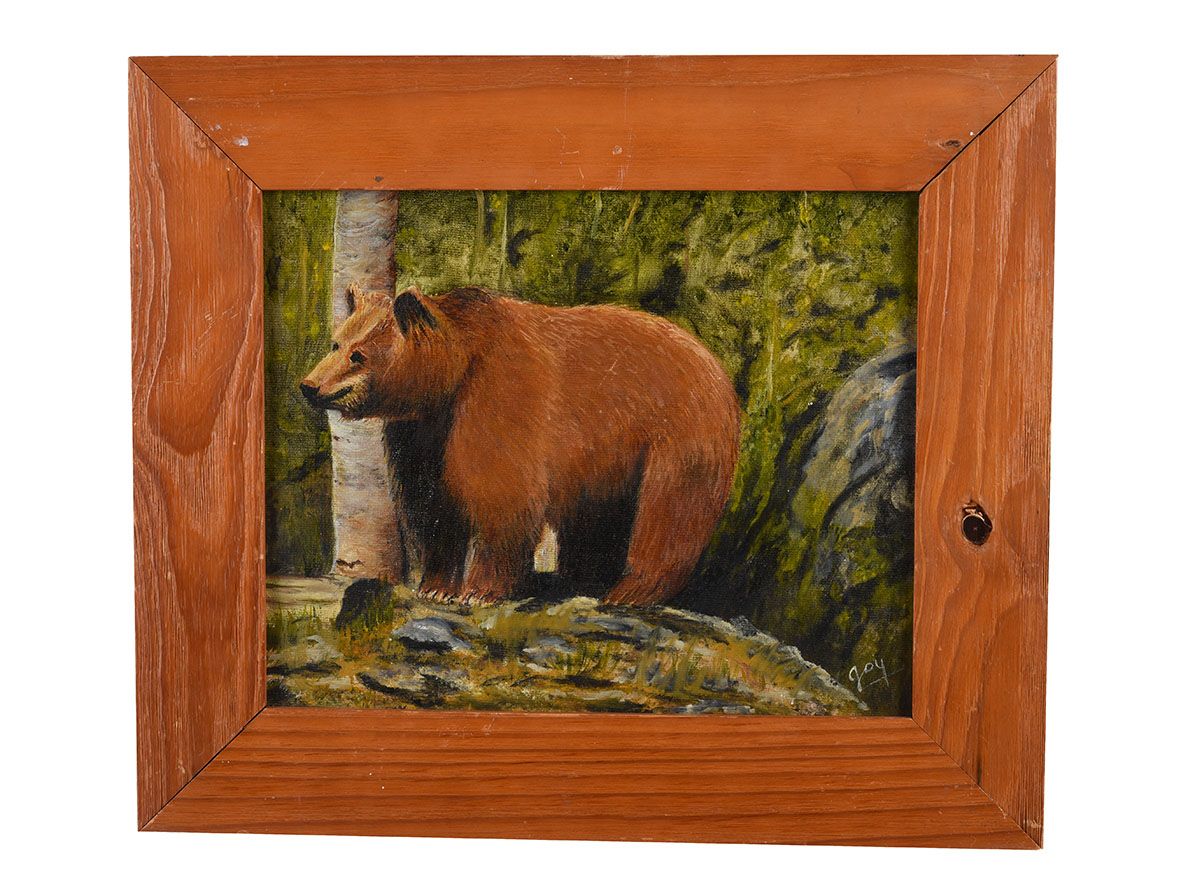 BROWN BEAR by Joy Gega at Ross's Online Art Auctions