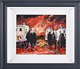 BELFAST RIOTS II by Bob Hargy at Ross's Online Art Auctions