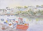 ROUNDSTONE HARBOUR by Nora Keane at Ross's Online Art Auctions