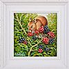 FIELD MOUSE & BERRIES by Roy Wallace at Ross's Online Art Auctions