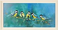 BLUE TITS by Eileen McKeown at Ross's Online Art Auctions