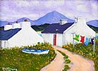 DONEGAL HOMESTEAD by Sean Loughrey at Ross's Online Art Auctions