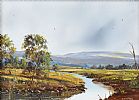 RIVER BUSH NEAR STRANOCUM by David Overend at Ross's Online Art Auctions