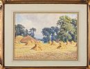 HAYSTACKS by Margaret A. Heath at Ross's Online Art Auctions