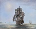 TALL SHIP by A.M. Brose at Ross's Online Art Auctions