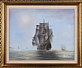 TALL SHIP by A.M. Brose at Ross's Online Art Auctions
