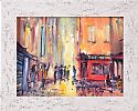 TEMPLE BAR NOVEMBER NIGHT by Bill O'Brien at Ross's Online Art Auctions