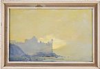 DISTANT BUILDINGS by Irish School at Ross's Online Art Auctions