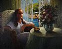 SEATED GIRL by Francesc Aguilar Villalonga at Ross's Online Art Auctions