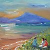 PICNIC ON DOWNINGS BEACH by Sean Lorinyenko at Ross's Online Art Auctions