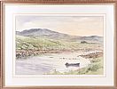 FROM LACKAGH BRIDGE, DONEGAL by William A. Hume at Ross's Online Art Auctions