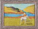 GLENVEAGH, DONEGAL, MARE & FOAL by June Marshall BA at Ross's Online Art Auctions