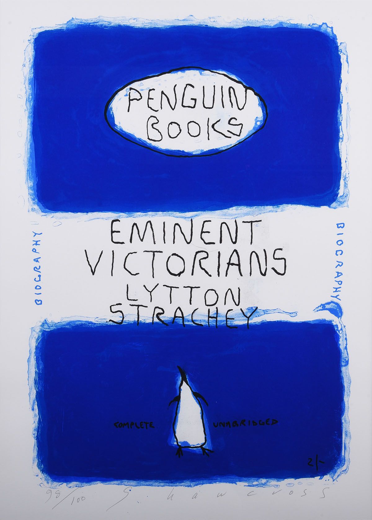 EMINENT VICTORIANS BY LYTTON STRACHEY (PENGUIN BOOK SERIES) by Neil Shawcross RHA RUA at Ross's Online Art Auctions