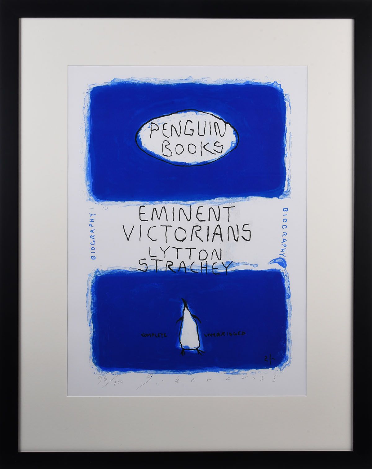 EMINENT VICTORIANS BY LYTTON STRACHEY (PENGUIN BOOK SERIES) by Neil Shawcross RHA RUA at Ross's Online Art Auctions