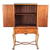 VERY FINE WALNUT COCKTAIL CABINET at Ross's Online Art Auctions