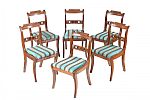 SET OF SIX REGENCY DINING ROOM CHAIR at Ross's Online Art Auctions