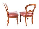 PAIR OF VICTORIAN OAK SIDE CHAIRS at Ross's Online Art Auctions