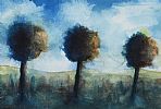 THREE TREES by Paul Wilson at Ross's Online Art Auctions