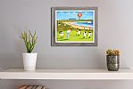 ANDY PAT'S WANDERING SHEEP VIST TRUMPS GOLF RESORT, DOONBEG, COUNTY CLARE by Andy Pat at Ross's Online Art Auctions