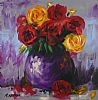 STILL LIFE, ROSES by Ronald Keefer at Ross's Online Art Auctions