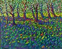 APPLE BLOSSOM ORCHARD, DAPPLED SUNLIGHT by Paul Stephens at Ross's Online Art Auctions