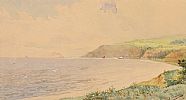 SHANKLIN HEAD & PIER, ISLE OF WIGHT by G.H. Thompson at Ross's Online Art Auctions