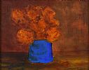 MARIGOLDS IN A BLUE VASE by Harry C. Reid HRUA at Ross's Online Art Auctions