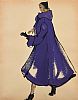 LADY IN A PURPLE COAT by Gladys Maccabe HRUA at Ross's Online Art Auctions