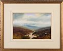 RIVER THROUGH THE MOORS by George Trevor at Ross's Online Art Auctions