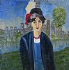 CITY GIRL by Rose Elizabeth Moorcroft at Ross's Online Art Auctions