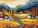 FRENCH LANDSCAPE by Marlise Le Roux at Ross's Online Art Auctions