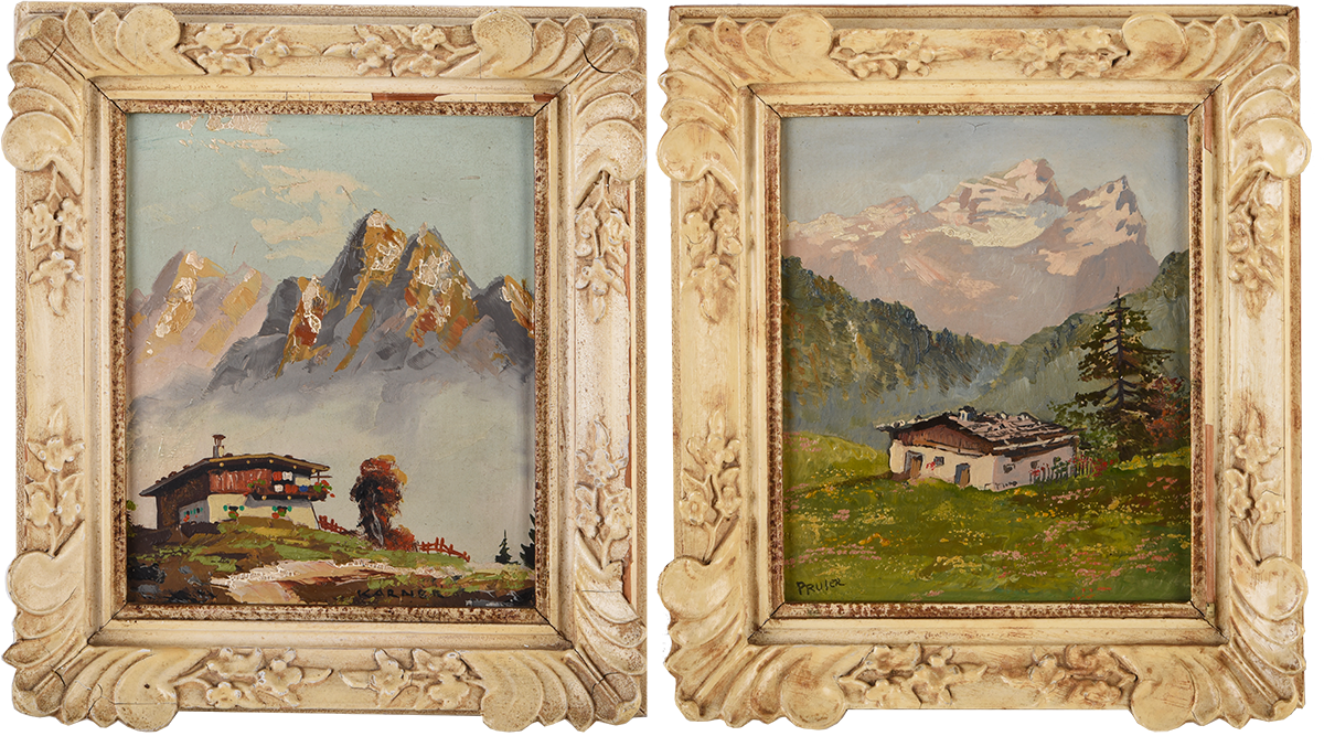 SWISS MOUNTAINS by Pruser at Ross's Online Art Auctions
