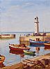 DONAGHADEE HARBOUR by Samuel McLarnon UWS at Ross's Online Art Auctions