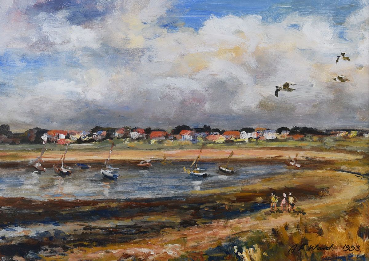 HOLY ISLAND by Anthony F. Ward at Ross's Online Art Auctions