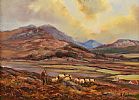 SHEEP IN THE MOURNES by Vittorio Cirefice at Ross's Online Art Auctions