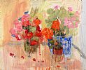 STILL LIFE, FLOWERS by Annelise Firth at Ross's Online Art Auctions