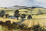 COTTAGE IN THE SPERRINS by Chris Dearden RUA at Ross's Online Art Auctions
