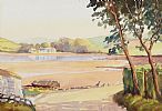 ON THE SHORES OF STRANGFORD LOUGH by William Henry Burns at Ross's Online Art Auctions