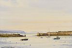 PORTRUSH HARBOUR, WINTER EVENING by Aylmer E. Armstrong UWS at Ross's Online Art Auctions